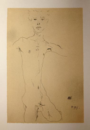 Egon SCHIELE - Lithograph - FRANCE ART DIFFUSION