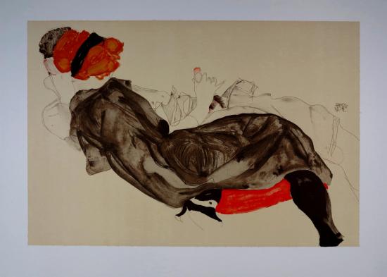 Egon SCHIELE - Lithograph - FRANCE ART DIFFUSION