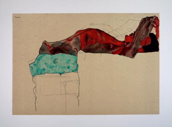 Egon SCHIELE - Lithograph - FRANCE ART DIFFUSION