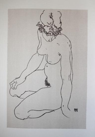 Egon SCHIELE - Lithograph - FRANCE ART DIFFUSION