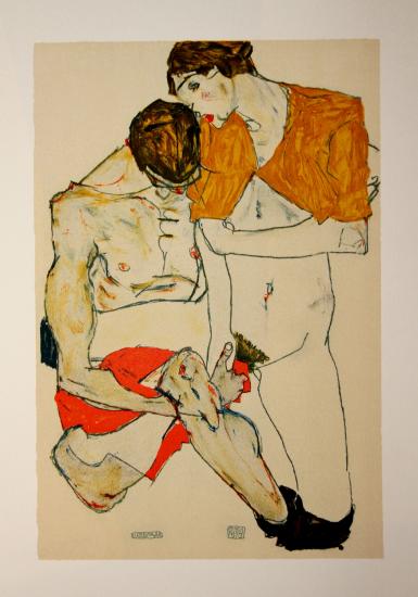 Egon SCHIELE - Lithograph - FRANCE ART DIFFUSION